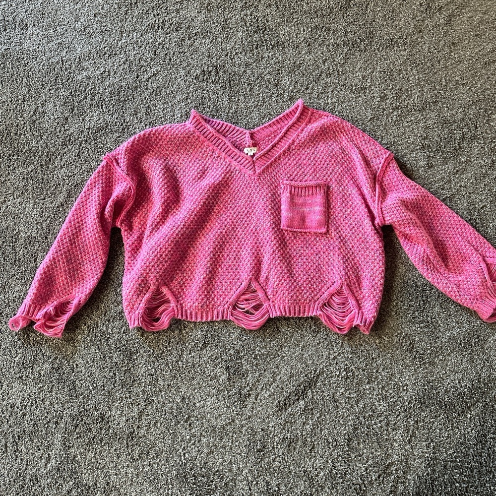 Cropped POL sweater